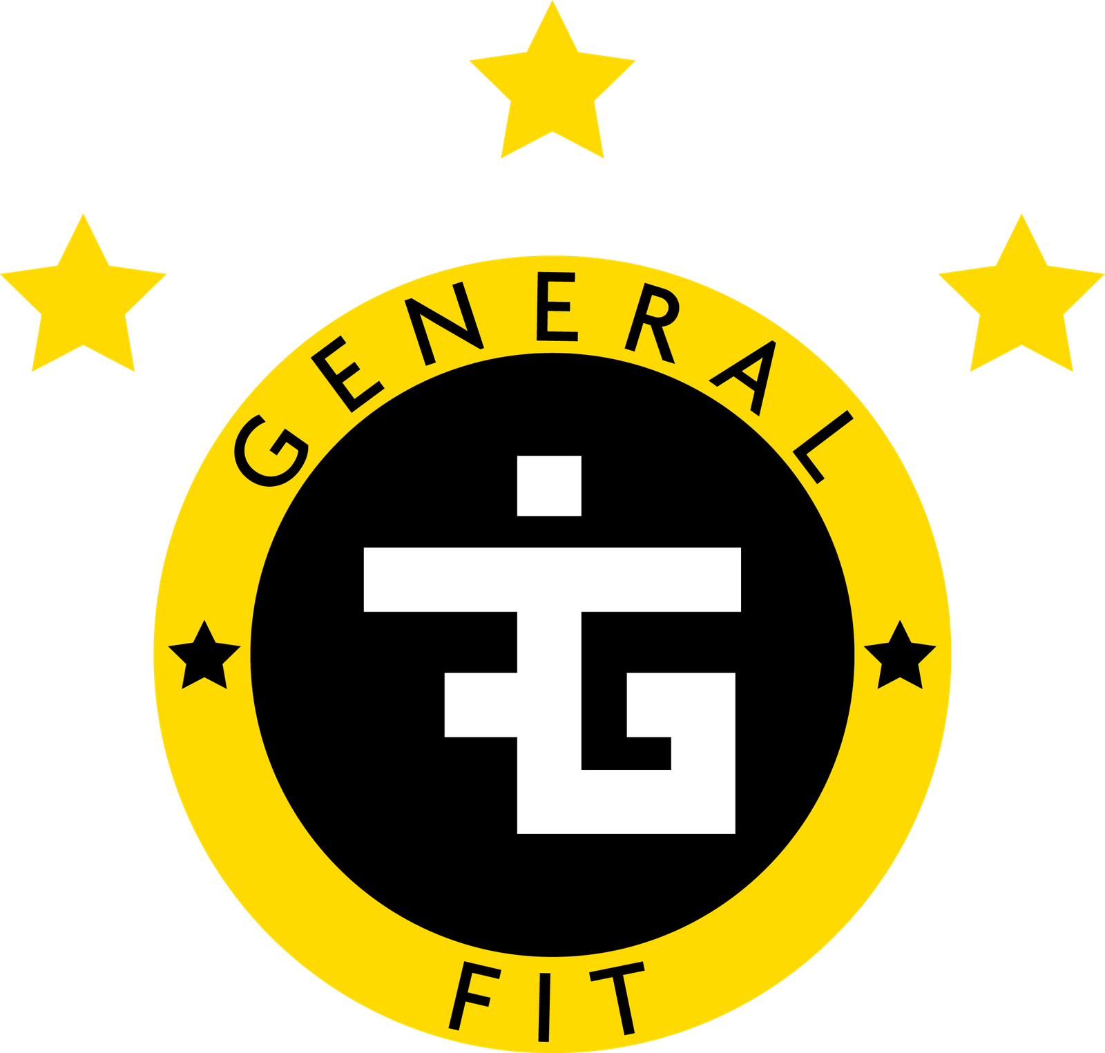 Beeldmerk van General Fit: symbool voor vitaliteit en persoonlijke groei.